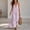 Purple, variant on QUNYINEY A Line Womens Summer Dresses Plus Size Blue Sleeveless Long Faux Cotton Linen Sundress Flowy Loose Fit V Neck Dresses