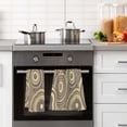 thumbnail image 4 of Swirl Wood Grain PatternBath Towel 100% Cotton Soft Thick High Absorbency Hand Face Towel Single Pack 16x28in, 4 of 7