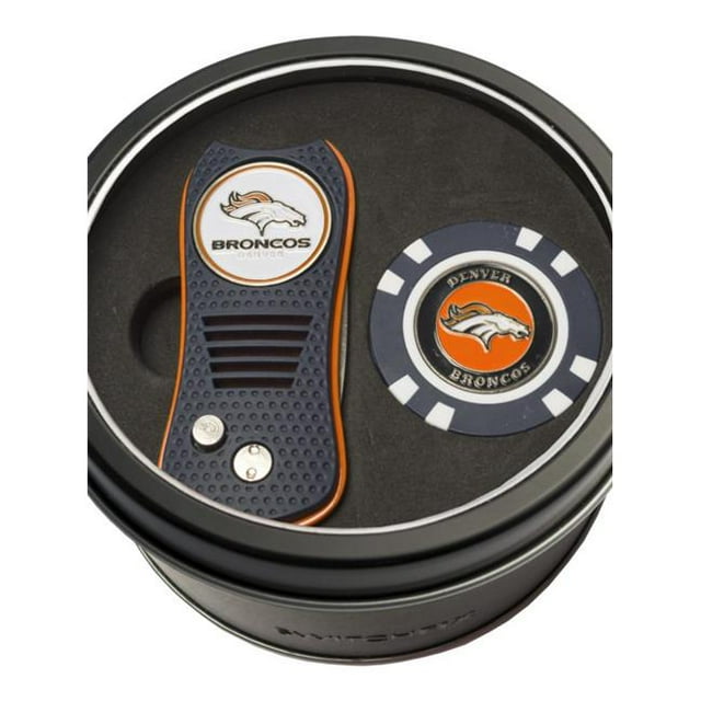 Team Golf 637556308535 Denver Broncos Tin Set - Switchfix, Golf Chip