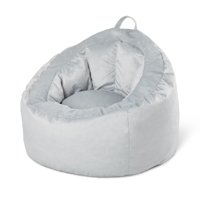 Your Zone Bean Bag Lounge Chair with Pocket
