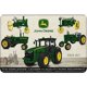 thumbnail image 1 of Placa Metal Vintage Pared Con Pintura Hierro Rectangular para Coche John Deere 30x20cm, 1 of 9