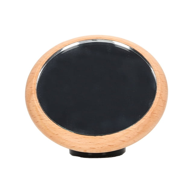Coffee Shot Mirror, Easy Observation Coffee Tampering Reflective Mirror 74mm Diameter 360 Degree Rotatable For Kitchen Black