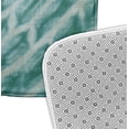 thumbnail image 2 of Simply Daisy 24" x 17" Plush Microfiber Teal Shibori Stripe Bath Mat, 2 of 3