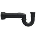 thumbnail image 5 of Westbrass D402NE-1-50 1-1/2" New England Style P-Trap with High Box Flange, Powder Coat White, 5 of 5