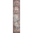 thumbnail image 7 of Unique Loom Turin Augustus Rug Rust Red/Blue 2' 7" x 12' 2" Runner Border Bohemian Perfect For Bathroom Hallway Mud Room Laundry Room, 7 of 7