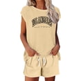 thumbnail image 1 of Women's Stylish Shorts Suit For Daily Wear With Drawstring Design And Casual Fit Perfect For Spring And Summer, 1 of 4