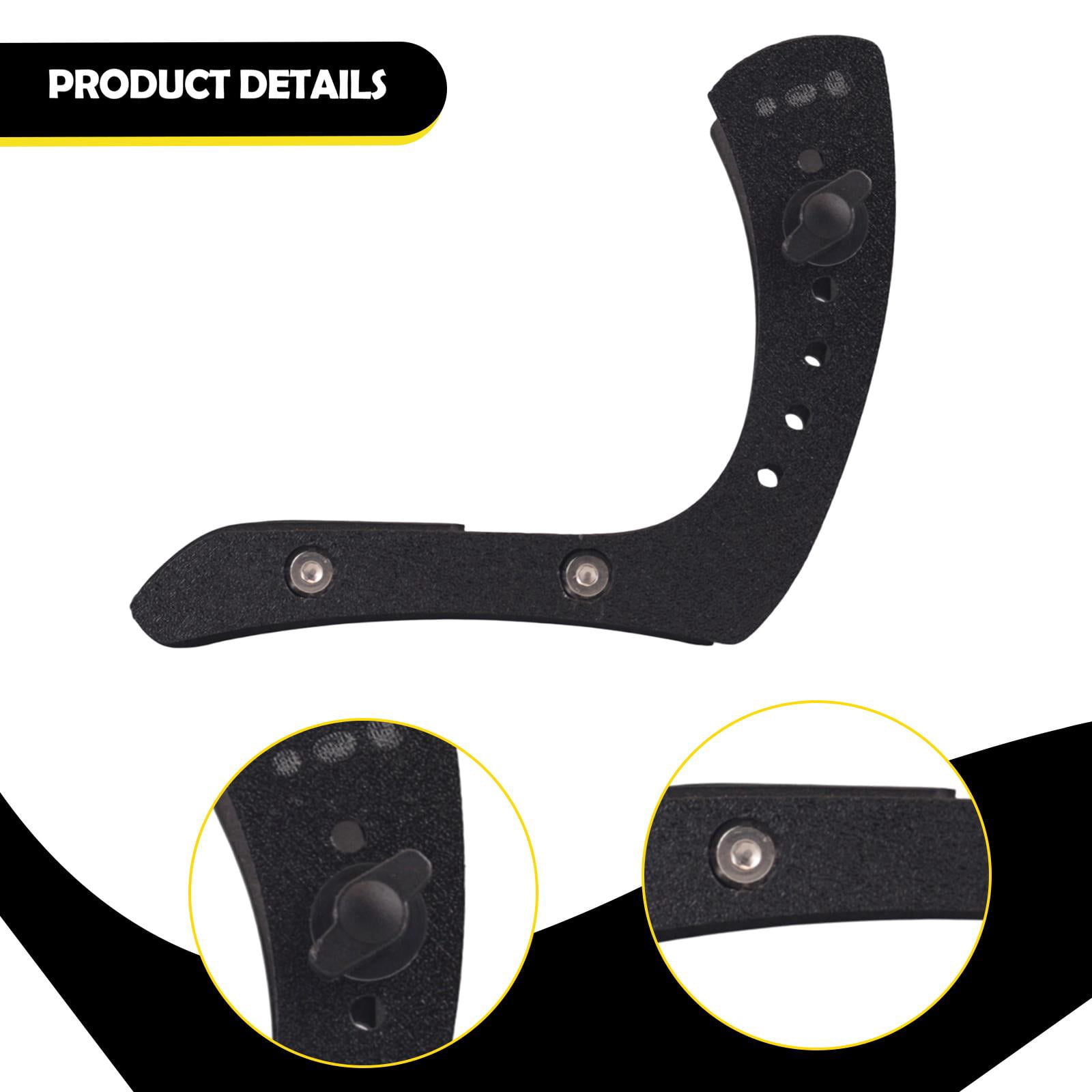 MERIGLARE Electric Guitar Leg Rest Holder Ergonomic Musician Footrest Accessory Live Performance Lightweight Playing Support Footstool Black