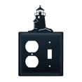 thumbnail image 1 of Village Wrought Iron EOS-10 Prise Phare et Couvercle d'Interrupteur - Noir, 1 of 3