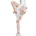 thumbnail image 4 of COEQINE Girls Leggings Buttery Soft Yoga Pants Full Length High Waist Tummy Control for Jogging Running for 4-5 Years Kids Girls for Easter, Easter Bunny Carrot Pink, 4 of 7