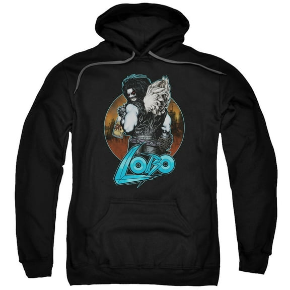 JLA Justice League Gut Rot Adult Pullover Hoodie Sweatshirt Black