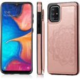 thumbnail image 6 of Design for Samsung Galaxy A51 5G Wallet Case with Screen Protector PU Leather Card Holder Phone Case,Stand Shockproof Flip Protective Cover for A515g 51 51A Women Girls 6.5 inch Rose Gold, 6 of 14