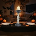 thumbnail image 6 of Deeceymbur Detailed Embossed Skull Design Candelabra Halloween Party Theme Home Decor Practical Daily Display 3.74x7.68in, 6 of 6