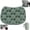 Green, variant on Inflatable Seat Cushion with Pump, Portable Air Cushion for Pressure Relief, Bleacher Chair/Airplane Cushion, Travel seat Pad for Stadium, Camping, Travel, Office, Compact Camp Chair Accessories