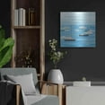 thumbnail image 4 of Luxe Metal Art 'Summer Regatta II' by Emma Scarvey, Metal Wall Art, 24"x24", 4 of 8