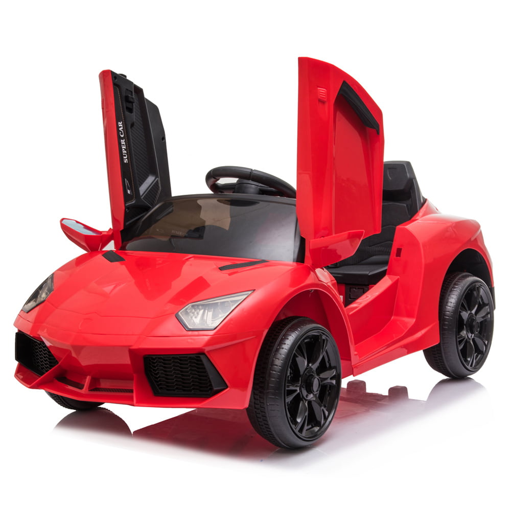 12V 3Speed Kid Ride On Sports Car Battery Powered Remote Control W/LED&MP3 Red 