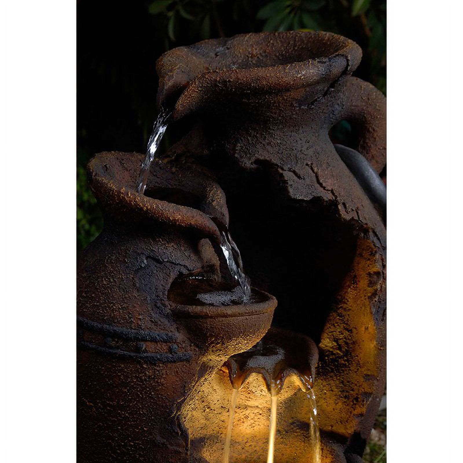 Fountain Cellar FCL004 Old Fashion Pot Outdoor Fountain with Led Light