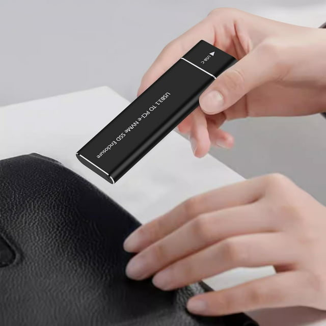 M.2 NVMe SSD Enclosure 10Gbps, USB 3.1 Type C, UASP Protocol, Aluminium Alloy, Designed for 2230 2242 2260 2280 SSD, Widely Compatible, High Speed