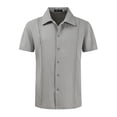 thumbnail image 1 of Camisas Hombre Casual Tops Lino Transpirable Guayabella Cubana Manga Corta Playa Odeerbi  ODB171232, 1 of 6