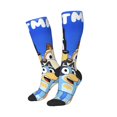 thumbnail image 2 of Saiise Bluey Funny Socks Men Women Boys Kids Adults Novelty Graphic Crew Tube Socks Crazy Design Casual Dress Socks for Sports,Running,Travel, 2 of 7