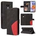 thumbnail image 1 of Case for LG Stylo 6 Leather Wallet Book Flip Folio Stand View Cover - Black, 1 of 5