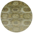 thumbnail image 2 of Addison Rugs Chantille Indoor/Outdoor Transitional Panels Gold Machine Washable Round Rug, 8' x 8', 2 of 8