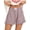 04-Brown White Plaid, variant on Womens Ruffle Boxer Shorts Pajama Gingham Shorts Summer Casual Lounge Sleep Plaid Beach Bottoms Pockets 2026 Trendy Green White Plaid X-Large