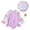 c-861Light Purple513, variant on MEZZALL Children Girls Spliced Heart Long Sleeve O-Neck One-Pieces Monokini Swimsuit Sun Swimwear For Kids Comfort Summer Flower Print Beachwear
