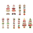 thumbnail image 4 of Christmas Porch Banner, Christmas Door Hanging Wall Hanging, Santa Claus Snowman Stocking Reindeer Door Porch Sign, for Home Front Door Decor, 4 of 5