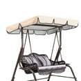 Fakrich Gray Canopy Swing Replacement Cover Set, Outdoor Swing