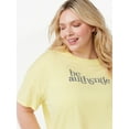 thumbnail image 4 of Joyspun Women's Graphic Sleep T-Shirt, Sizes S to 3X, 4 of 5