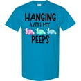 thumbnail image 3 of Inktastic Easter Hanging with My Peeps Pastel Bunnies T-Shirt, 3 of 5