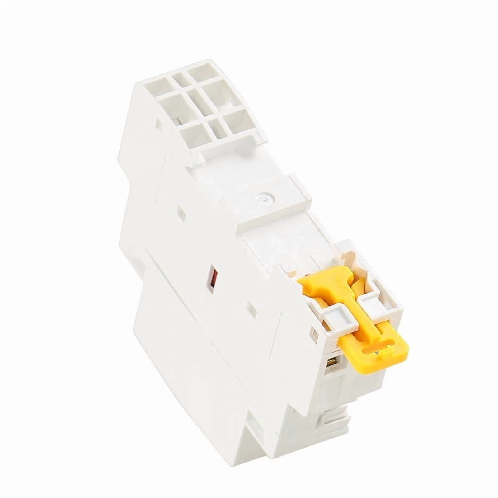 Manual Contactor  2P 16A 20A 25A 2NO or  2NC 220V 50/60Hz Manual Control Home Use AC Contactor Din Rail Type