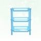 thumbnail image 5 of Estante de almacenamiento cuadrado desmontable de 3 capas para cocina y baño (azul), 5 of 5