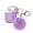 Purple, variant on Apple Airpods 2 Skin, For Airpods Charging Case fur Ball for Airpods 2nd,Takfox Scratch-Resistant 360° Protective Portable Silicone Cover Skin For Airpods 2 [Front LED Visible] Accessories + Keychain