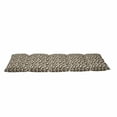 thumbnail image 2 of Camouflage Floor Pillow Lounger Cover, Abstract Style in Various Shades of Brown Pattern Camouflage Motif, Nap Mat Printed Fabric Case for 5 Pillows, 88" x 27", Pale Caramel Tan Black, by Ambesonne, 2 of 5