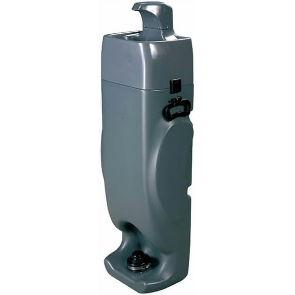 Ozark River Portable Sinks EcoGo Portable Hand Washing Station Set (2 units) w/Double Portable Sink & Wall Mounting Setups, Foot Pump, 13-Gallon Capacity Each, Camping Portable Hand Washing Sink