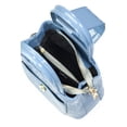 thumbnail image 3 of Bolso ÁNGELOZANO Aurelia tipo Satchel Baby Blue en Sintético Charol Grabado con Asa y Correa Desmontable, 3 of 7
