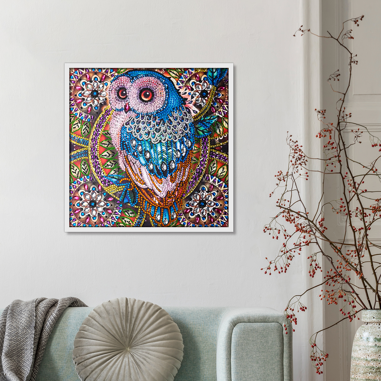 Dream Fun 5D Diamond Painting Kit Owl Design photo 7