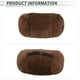 thumbnail image 4 of Almohada para reposacabezas de automóvil ergonómica cómoda de franela y espuma de memoria, 2 Pzs, 4 of 7