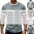 thumbnail image 2 of Luvrsol Mens Shirts Heavyweight Solid Crew Neck Basic Tee Breathable Cotton Blend Work Shirts XS-3XL, 2 of 5