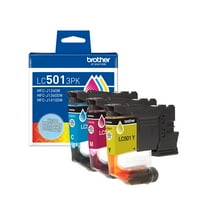 Brother Genuine LC5013PK 3-Pack Standard Yield Cyan, Magenta, and Yellow Ink Cartridges