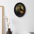 thumbnail image 3 of Gaecuw Halloween Picture Frame, Vintage Black Frame with Witch on Broom Art Print, 5.26 x 4.17 x 0.63 Inches, for Living Room Bedroom, Tabletop or Wall Mount, Black, 3 of 7