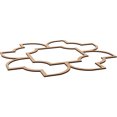 thumbnail image 6 of 41"W x 41"H x 3/8"T Extra Large Anderson Decorative Fretwork Wood Ceiling Panels, Hickory, 6 of 10