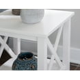 thumbnail image 2 of Linon Edmiston Indoor End Table with Shelf, 22" Tall, Antique White, 2 of 16