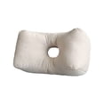thumbnail image 2 of Cojín Lumbar de Pana para Silla de Oficina y Asiento de Coche, Cojín Ergonómico para la Cintura con Funda Lavable, 40x25x17cm, Alivia el Dolor de Espalda por Permanecer Sentado Mucho Tiempo., 2 of 6