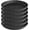 Black, variant on AllWays Plaza 6 Pack Plant Saucer, 6 8 10 12 14 16 inch Plant Trays for Pots, Heavy Duty Plant Saucers for Indoors no Holes, Plastic Plant Saucer for Planter (6", Black)
