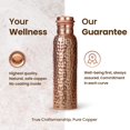 thumbnail image 4 of Botella de agua Otiem Pure Copper, 1 litro/34 oz, hecha a mano, ayurvédica, 4 of 9