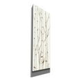 thumbnail image 2 of Epic Graffiti 'Birch Trees I' by Cindy Jacobs, Canvas Wall Art, 12"x36", 2 of 2