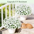 thumbnail image 3 of Waipfaru Artificial Flowers for Outdoors Fake Plants Outside Decoration, 12 Bundles UV Resistant Silk Morning Glory,Realistic Faux Flowers for Planter Porch Patio Yard Decor, 3 of 7