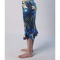thumbnail image 4 of Share n' Smiles Girls Ruffle Mermaid Blue Rainbow Skirt, X-Small 2-3 Years, 4 of 7